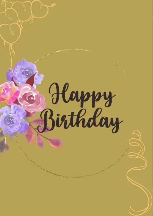 Tarjeta de invitaciòn para cumpleaños.