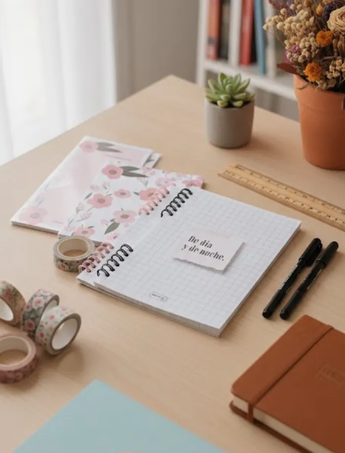 Cuaderno / Devocional premium “De día y de noche”