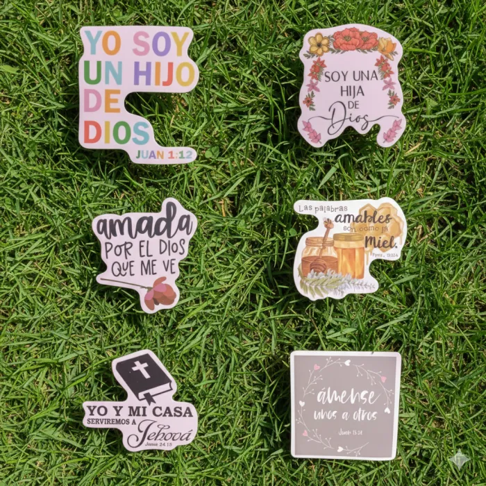 Stickers vinilo UV (cristianos) 2