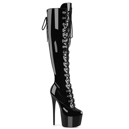 Botas bucaneras Taco 18 cm. 👈Ingresar