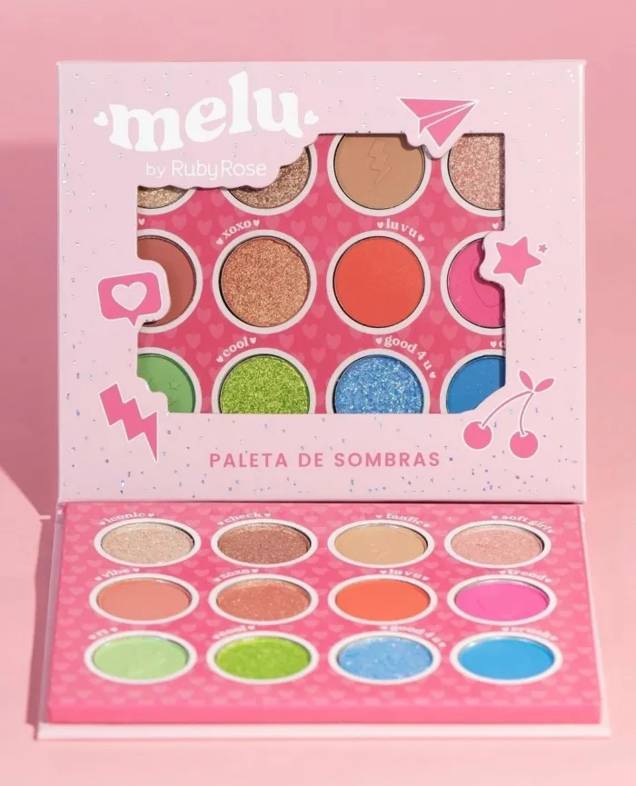 Paleta de 12 sombras Melu