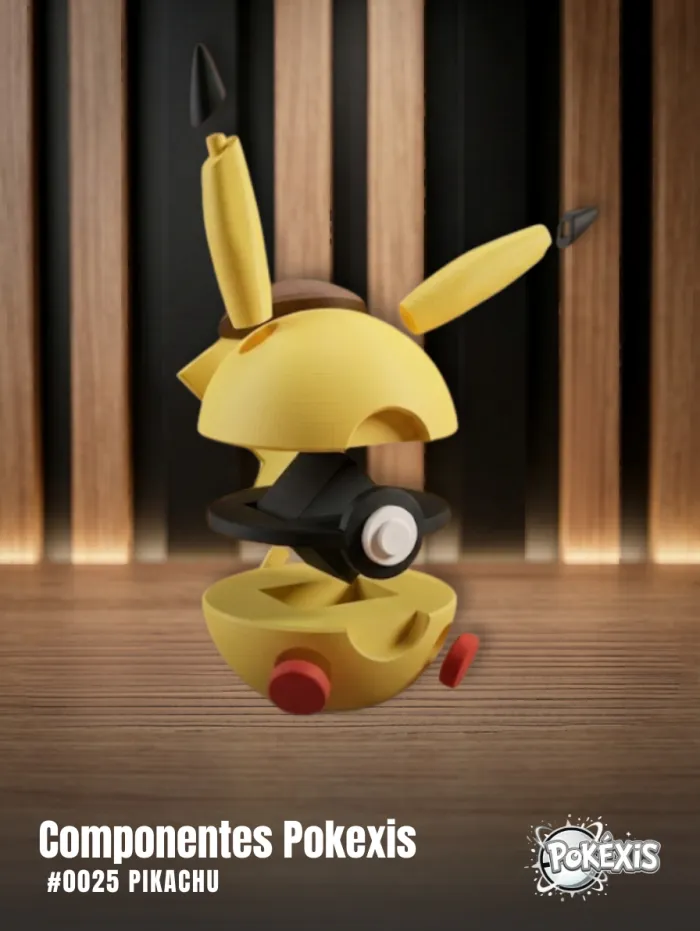 Pokéxis Bola Coleccionable #0025 - Pikachu 2