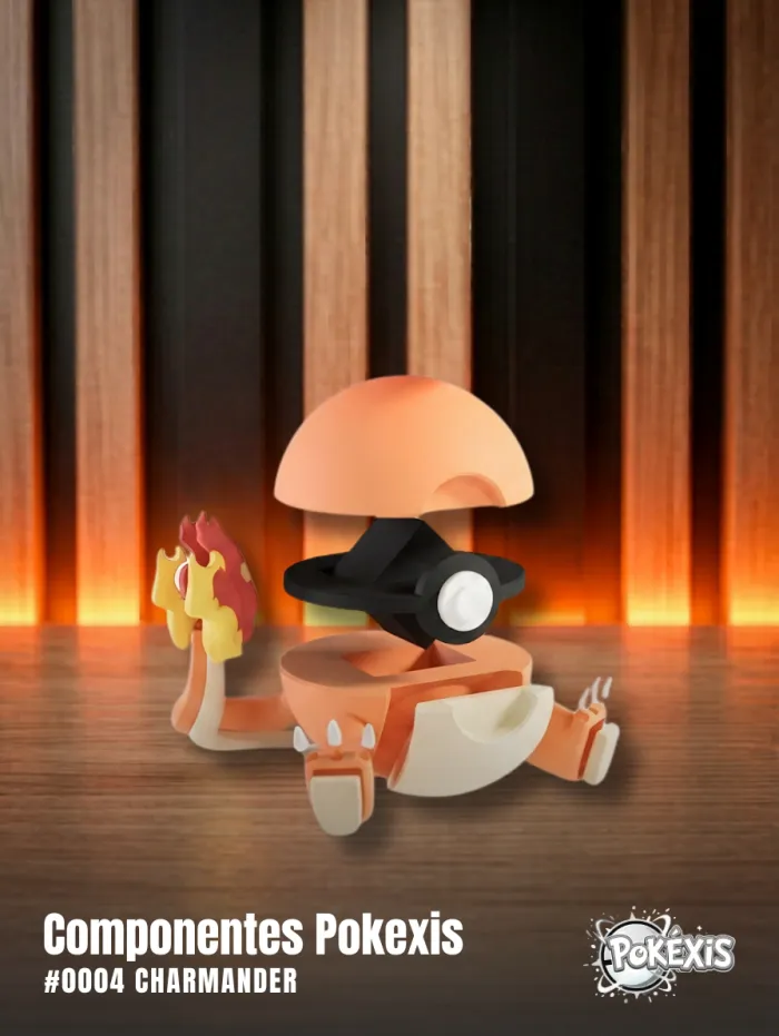 Pokéxis Bola Coleccionable #0004 - Charmander 2