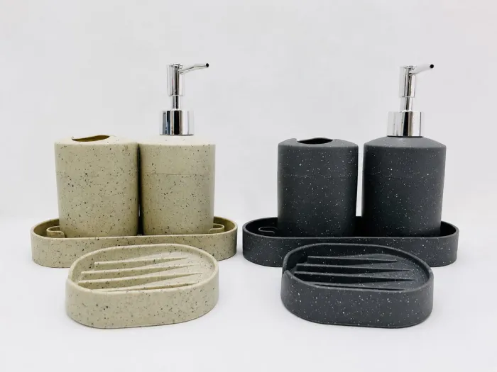 SET DE 4 PIEZAS PARA BAÑO 