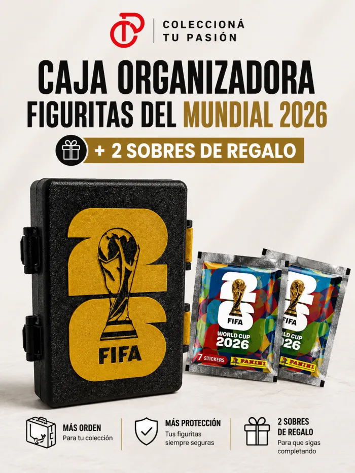 Caja Organizadora Mundial Black + 2 Sobres gratis