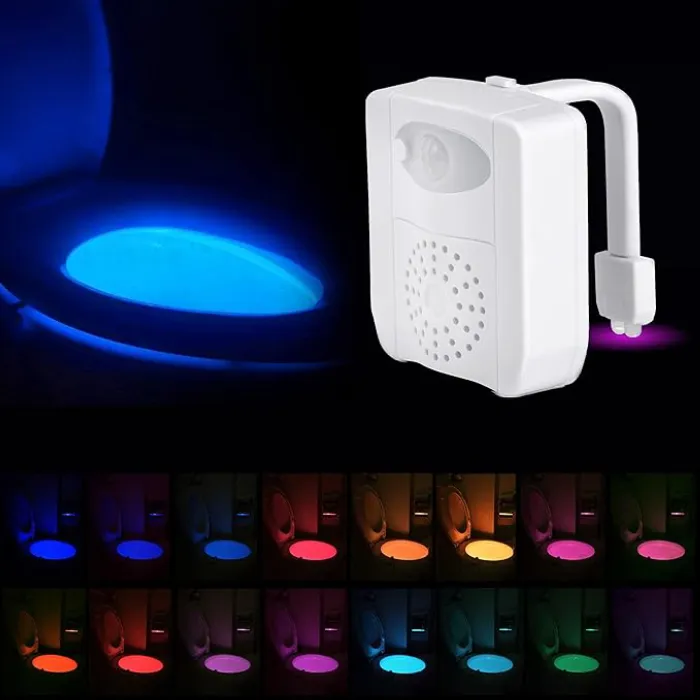 Luz LED de Inodoro con Sensor de Movimiento