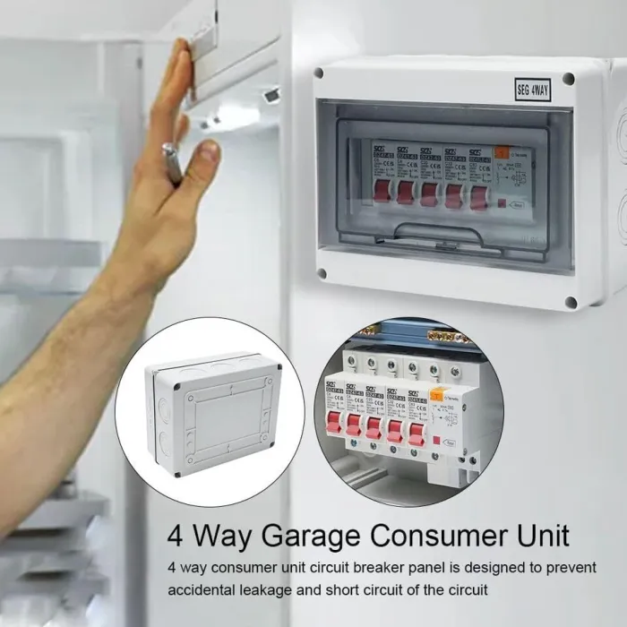 Caja de Protección Eléctrica con fusibles 2