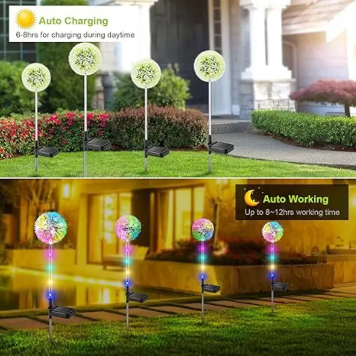 Luces Solar Decorativas para Jardín