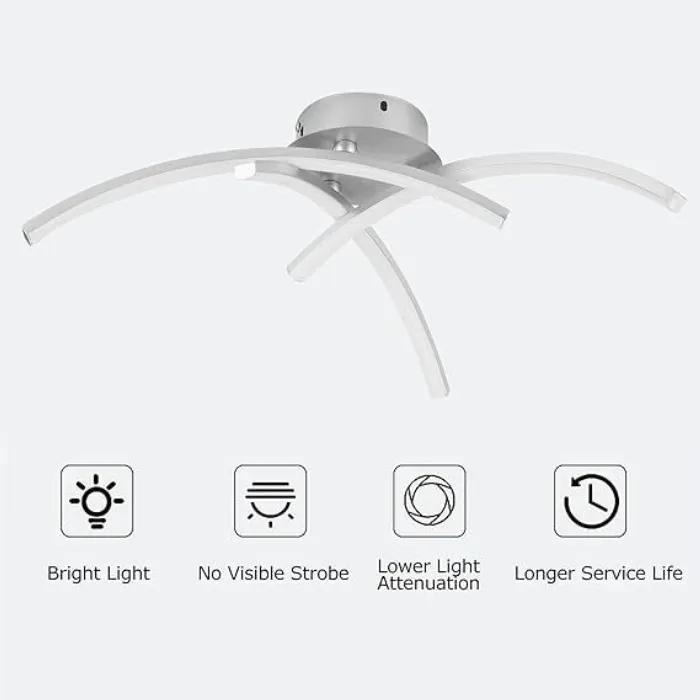 Lámpara LED Moderna de Techo