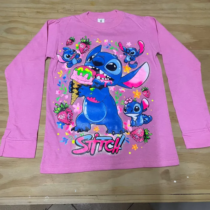 Camiseta de niña stitch 2