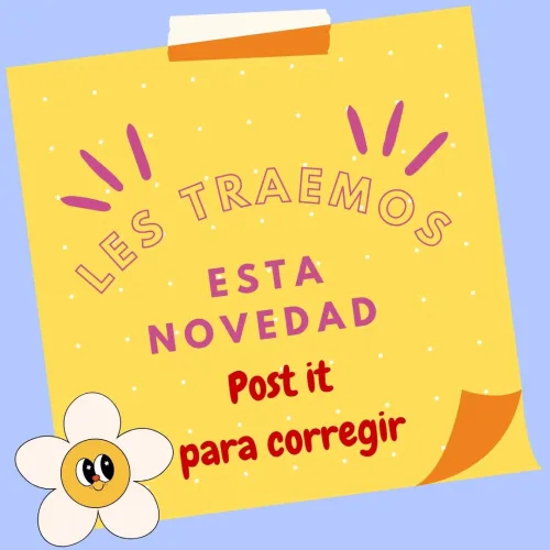 Post it para corregir