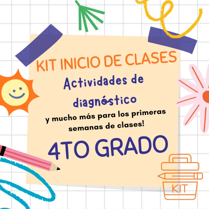 KIT COMIENZO DE CLASES 4TO GRADO LEN-MAT