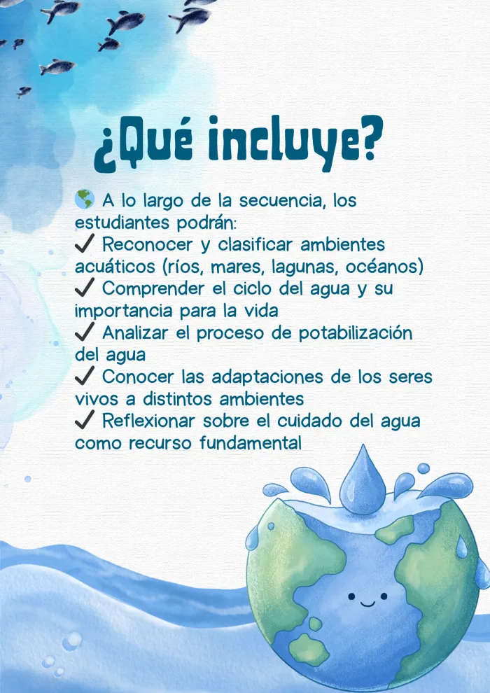 Secuencia "El agua en nuestro planeta"  2