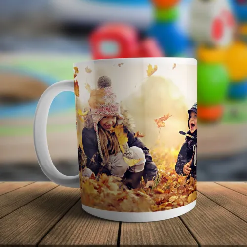Taza de cerámica personalizada con fotos y textos 4