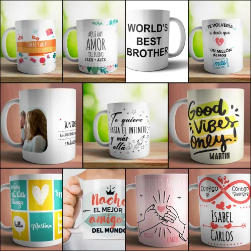 Plantillas para tazas de frases motivacionales