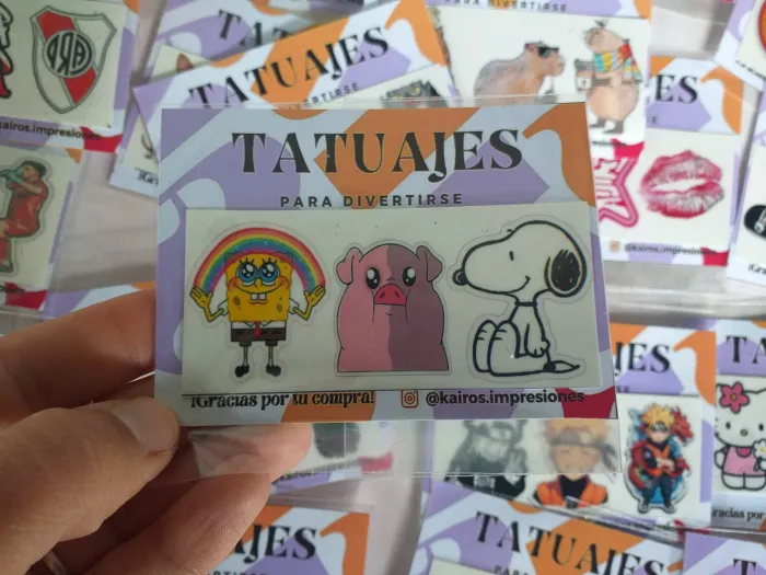Tatuajes temporales 