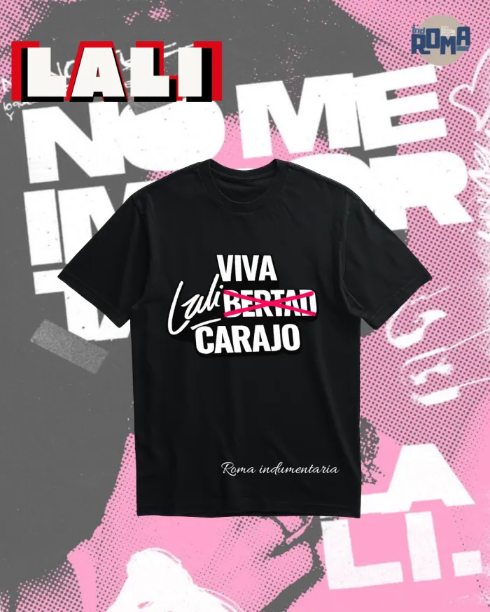 Remera Lali "viva lali"