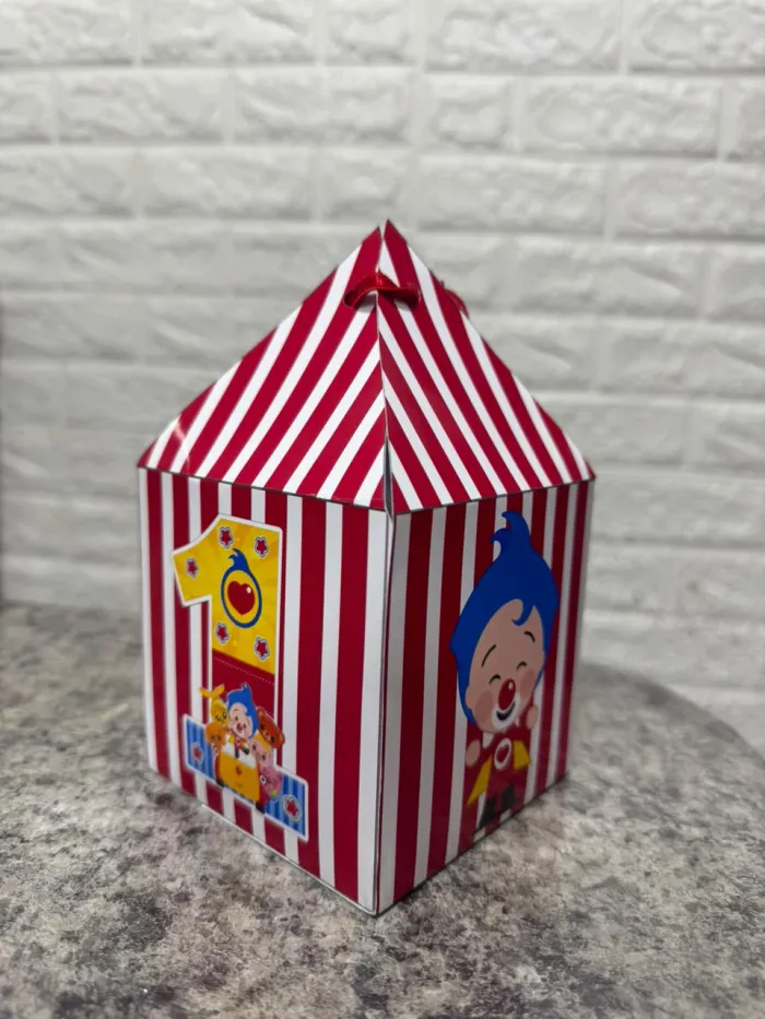 Plantilla Bolsita Circo grande editable en canva