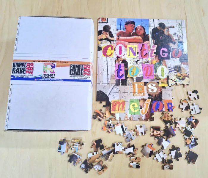 Rompecabezas 23x31 Con 140 piezas caja tradicional