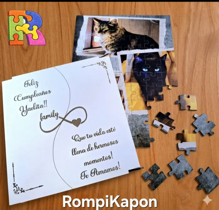 Rompecabezas 23x31 Con 70 piezas caja madera