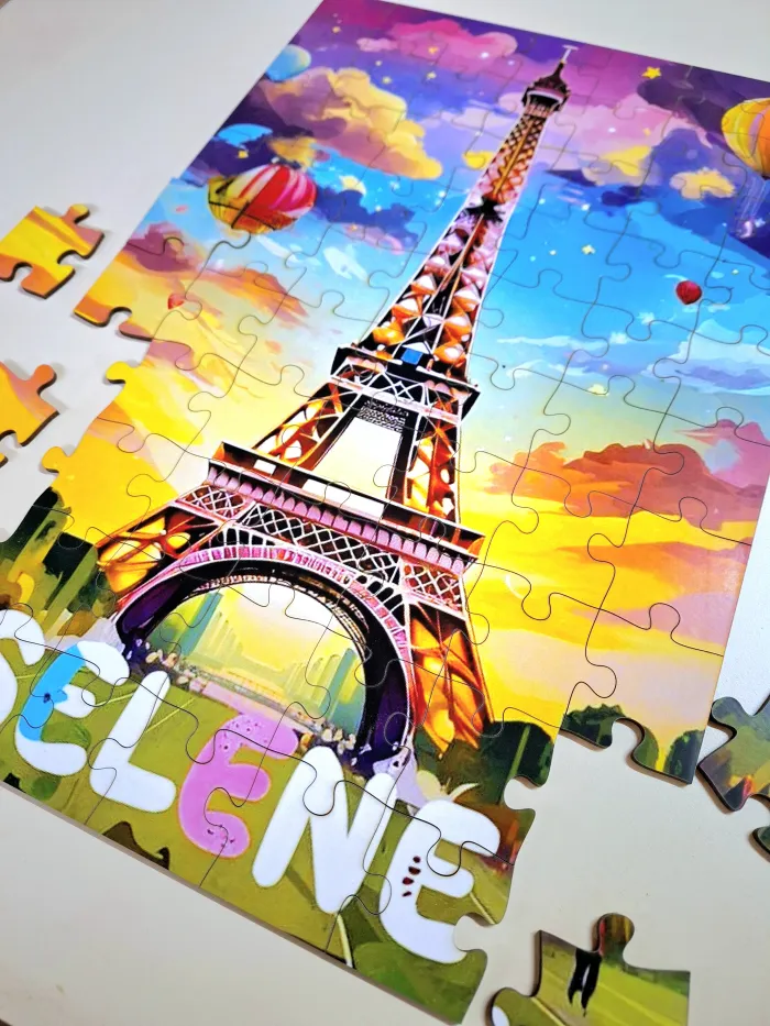 Rompecabezas 46x31 Con 70 piezas caja madera 