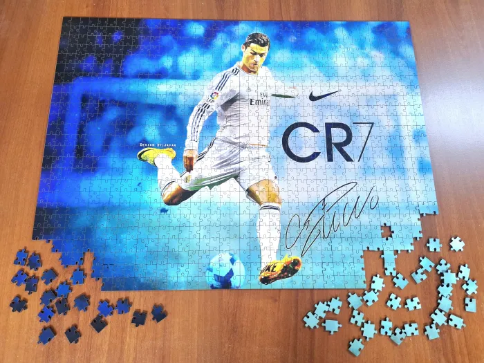 Rompecabezas 46x62  1000 piezas, caja madera