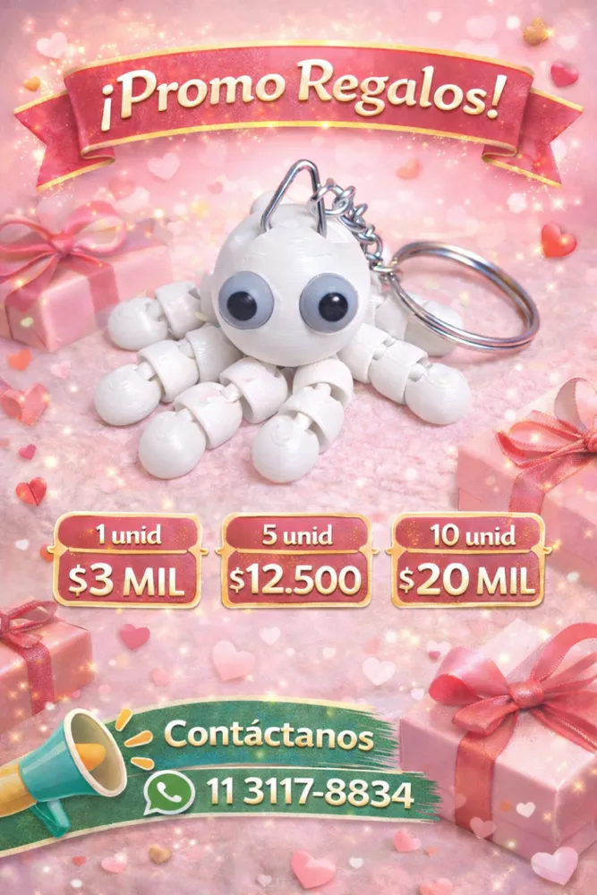 Llavero Octopus Divertido