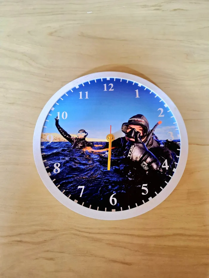 Dia del Padre reloj Personalizado de madera  2