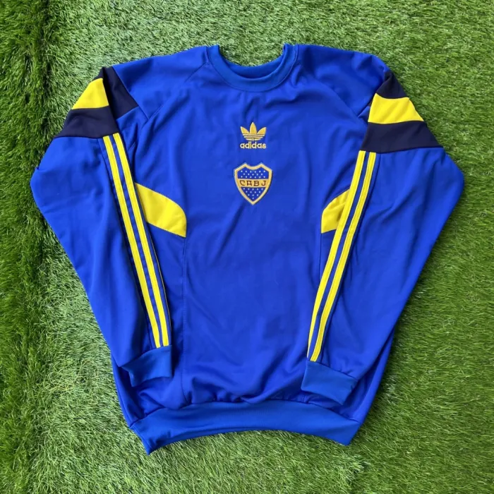 BUZO RETRO BOCA JUNIOR - AZUL FRANCIA