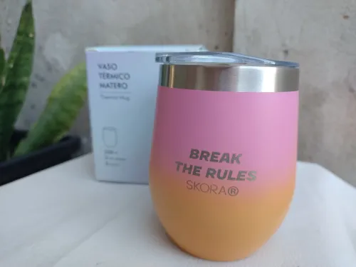 Vaso termico de acero/mate 2