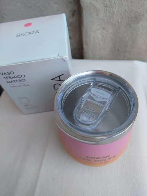 Vaso termico de acero/mate 3