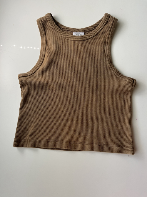 Top ZARA (marrón) 2