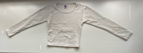 Top manga larga (GA-GA) blanco