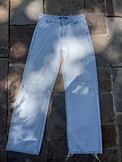 Jean roto claro (COMO QUIERES)