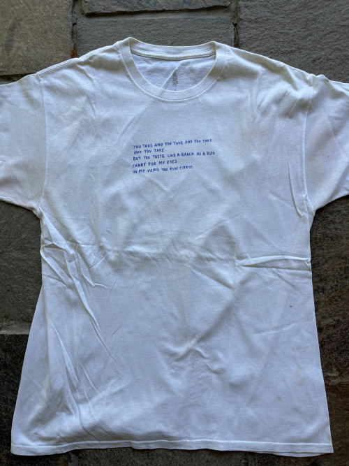 Remera blanca estampada (LDR)