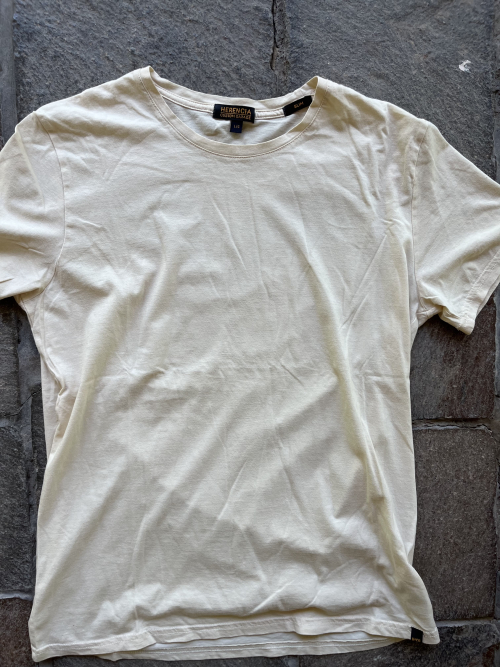 Remera crema estampada (HERENCIA)