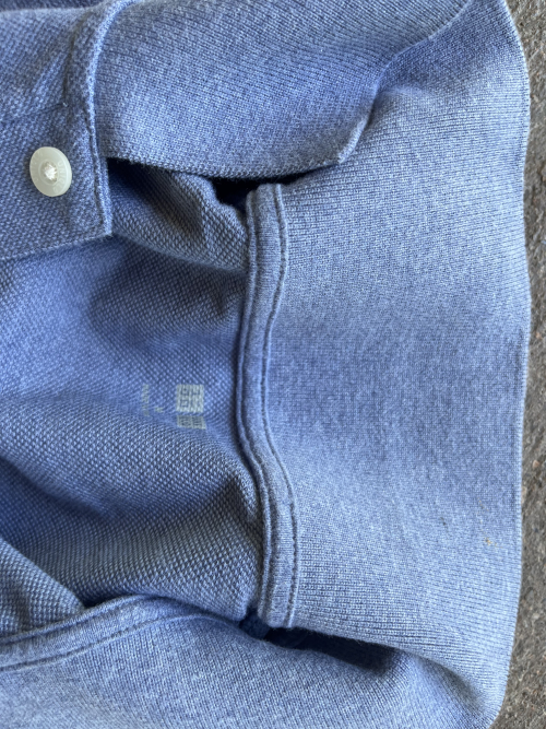 Camisa celeste (UNICLO) 2