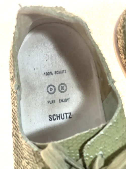 Zapatillas verdes Marca:Perugia Schutz 3