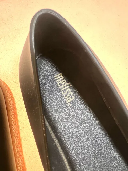 Zapatos de goma negros Marca: MELLISA 3