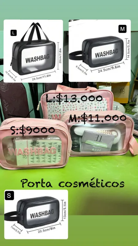 Porta cosméticos Por unidad