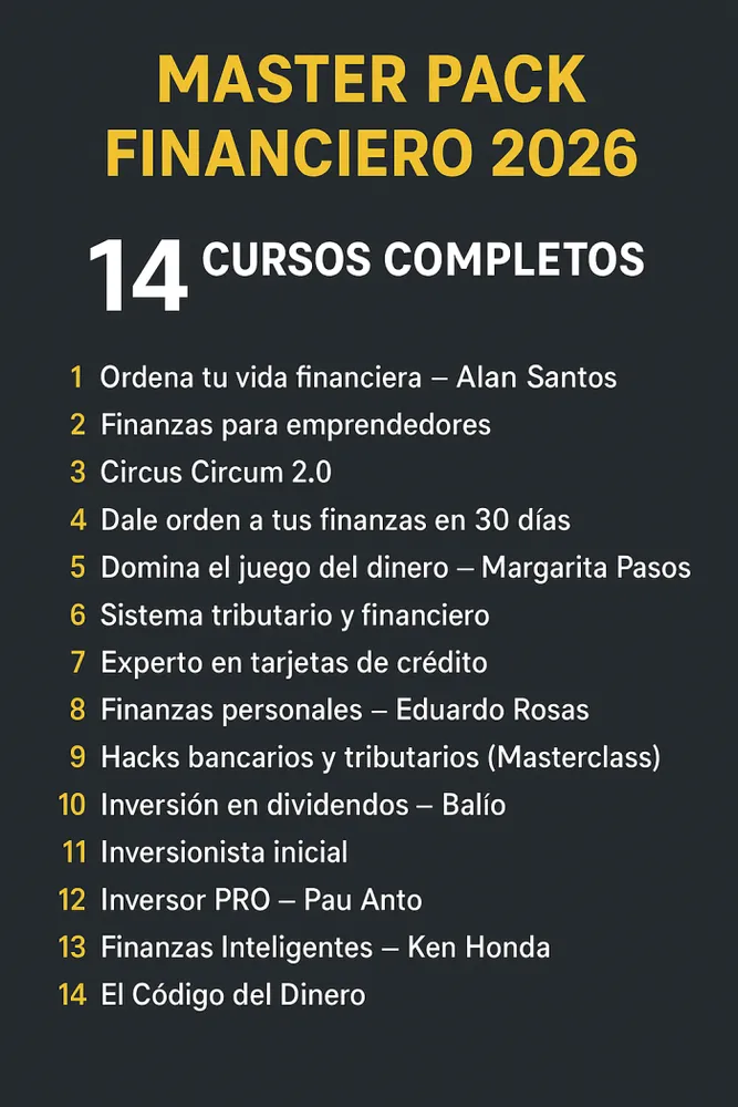  MASTER PACK DEL ÉXITO FINANCIERO – 2026  2
