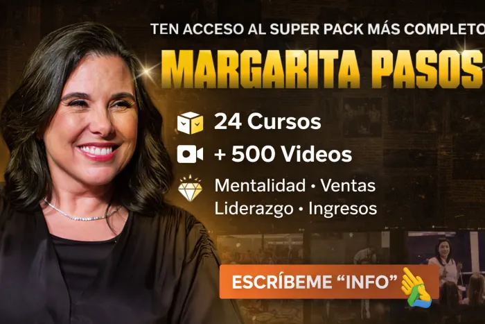 SUPER PACK DE MARGARITA PASOS ( 24 CURSOS)