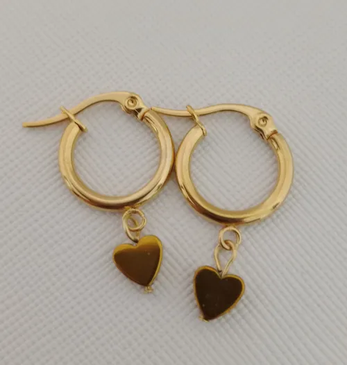 Argollitas corazon