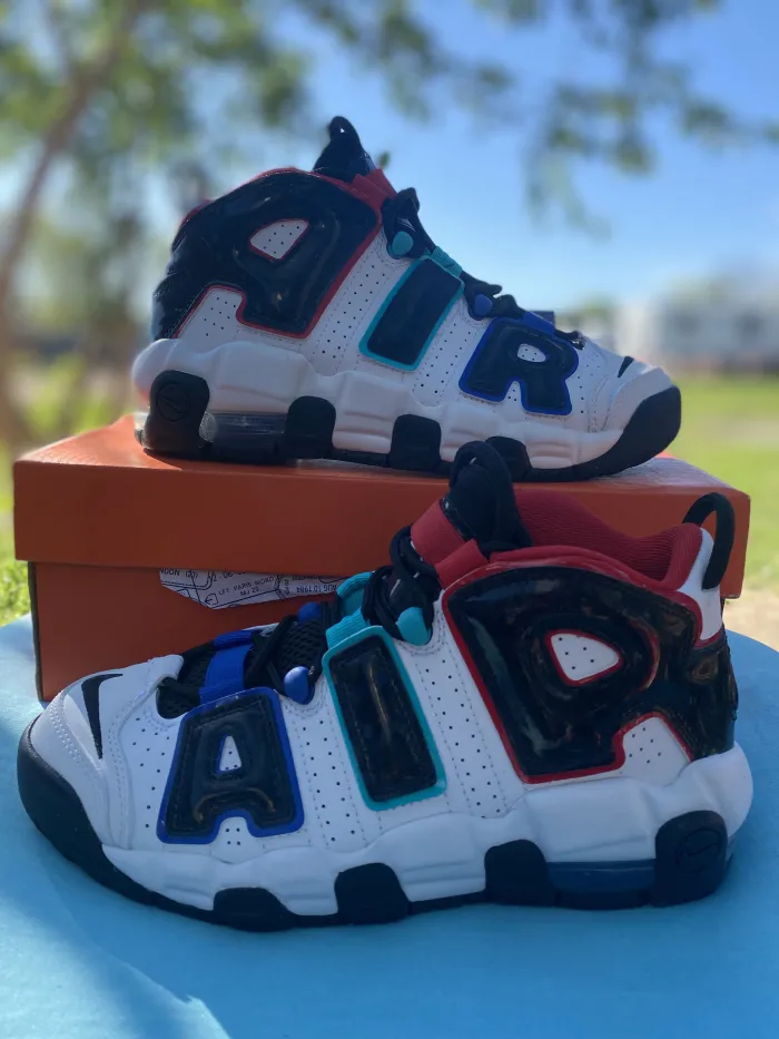 Nike AIR MORE 🔴🔵⚫️⚪️