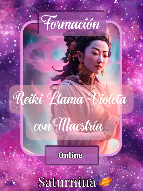 🌸 Curso Virtual Reiki Llama Violeta Kwan Yin