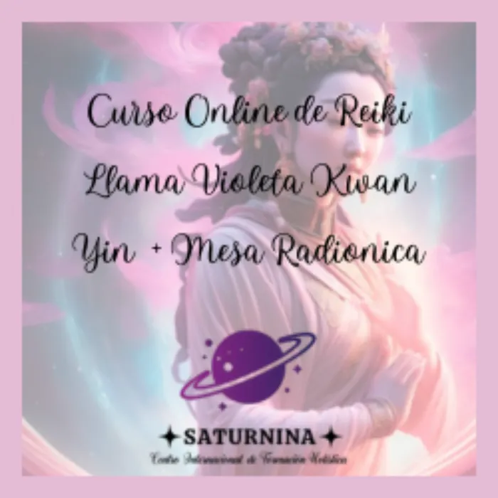 ✨ Curso Reiki Llama Violeta + Mesa Radiónica