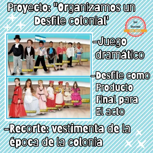 Proyecto: "Desfile de modas colonial"