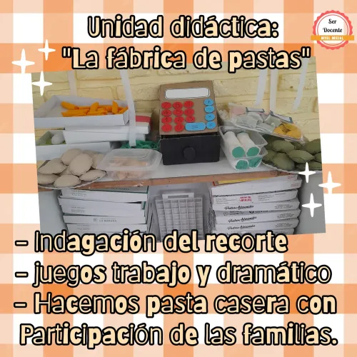 Unidad didáctica: "La fabrica de pastas" 