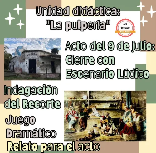 Unidad didáctica:"La pulpería" 9 de julio 