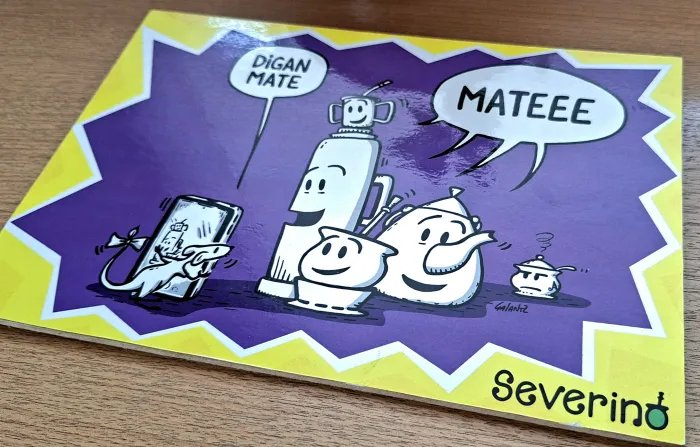 Cuadro "Digan mate" 